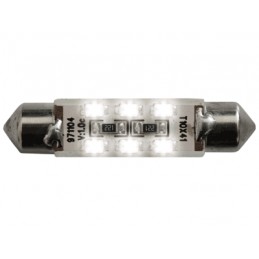 bombilla LED Soffitte   blanco   41 mm 6 LED canbus