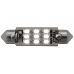 bombilla LED Soffitte   blanco   41 mm 9 LED canbus