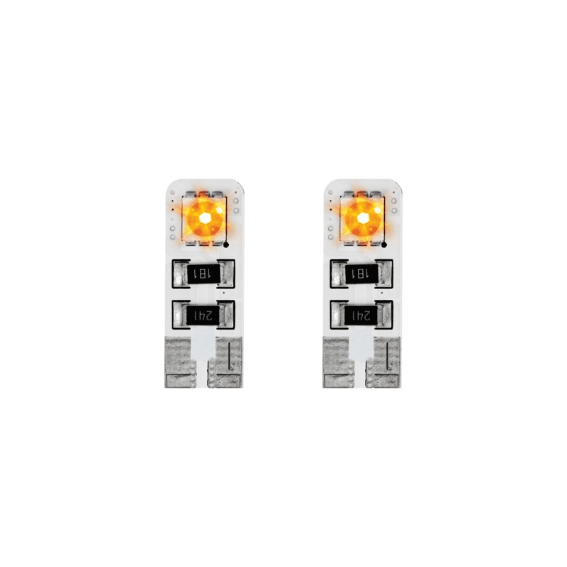 T10 intermitente con 2 SMD LED   naranja canbus