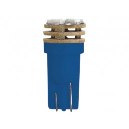 T10 luz de posicion con 12 SMD LED   azul  2 piezas 