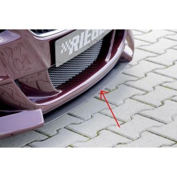 Espada delantera para parachoques delantero  ABS Carbon Look Rie