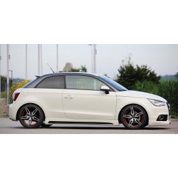 Faldones laterales Audi A1 derecho y izquierdo Carbon Look