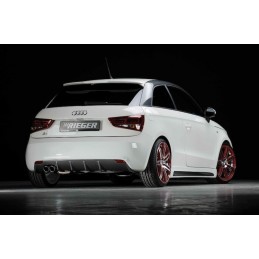 Difusor faldon trasero Audi A1 Rieger CARBON LOOK
