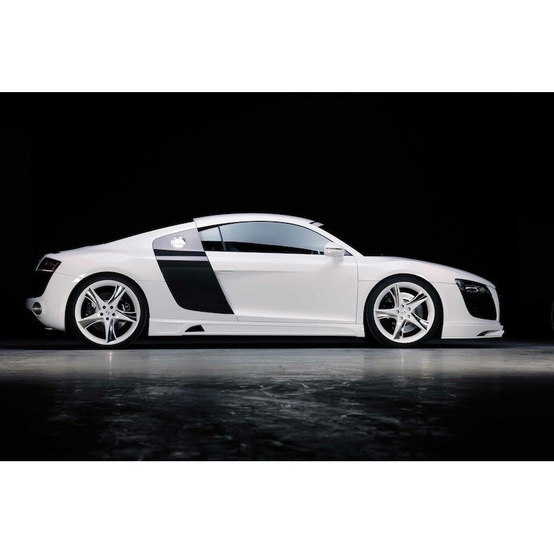 Faldones laterales C hueco y corte izq y dere Audi R8 ABS