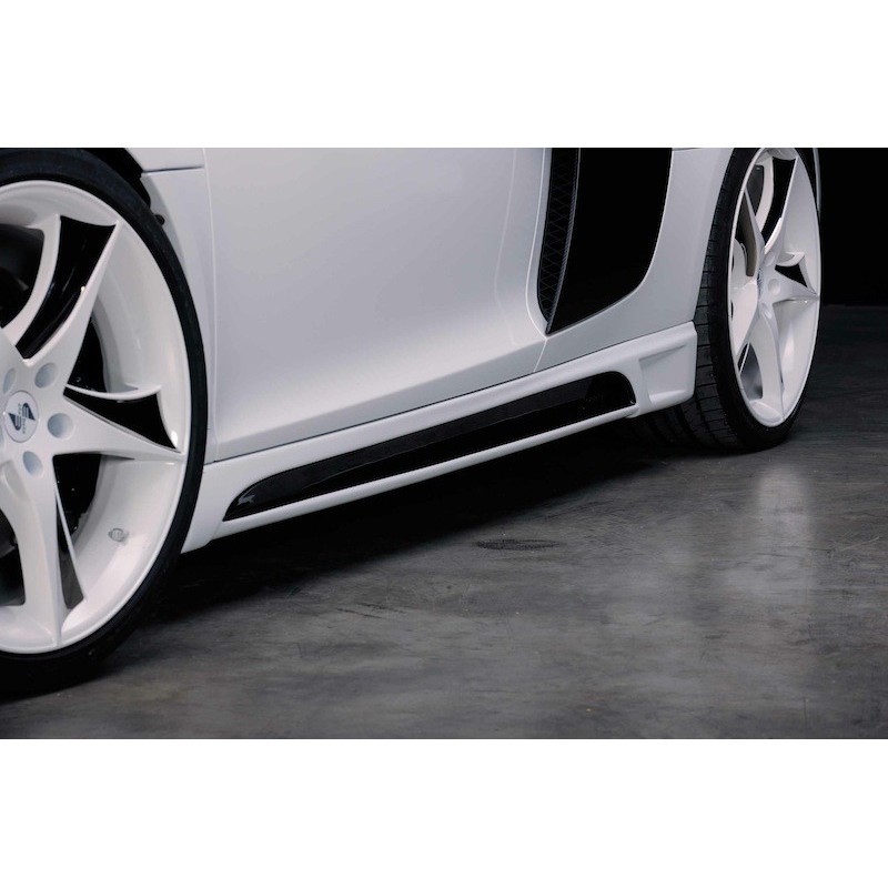 Faldones laterales C hueco y corte izq y dere Audi R8 CARBON REA