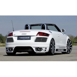 Parachoques trasero Audi TT 8J Roadster Carbon Look