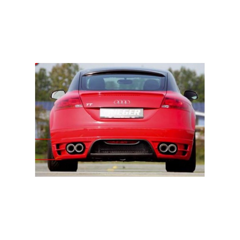 Anadido faldon trasero Audi TT 8J Roadster ABS 4 Salidas