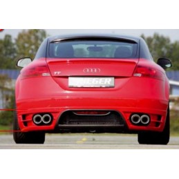 Anadido faldon trasero Audi TT 8J Roadster Carbon Look 4 Salidas