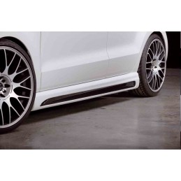 Faldones laterales  Izq y der VW Polo 6 6R GTI CARBON LOOK
