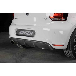 Anadido faldon trasero VW Polo 6 6R GTI Doble salida CARBON LOOK