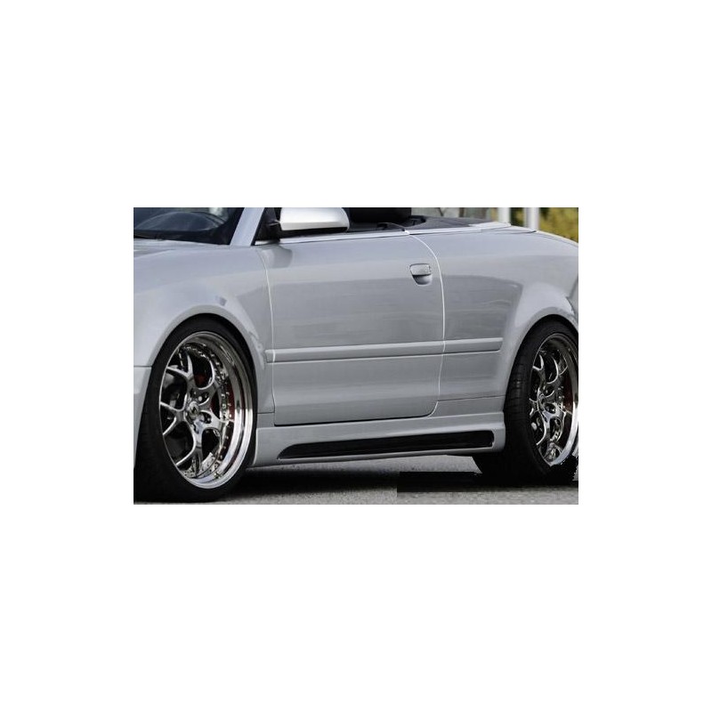 Faldones laterales con hueco y corte  izq   Audi A4 8H Cabrio CA