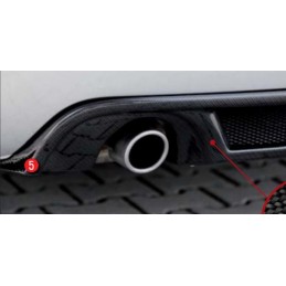 Anadido trasero Audi A4 8H Cabrio 04 02  para salida de escape C