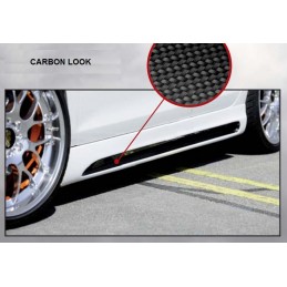 Faldones laterales Iqz y der Golf 6 CARBON LOOK