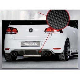 Anadido faldon tras VW Golf 6 ABS no GTI para escape Iqz ABS