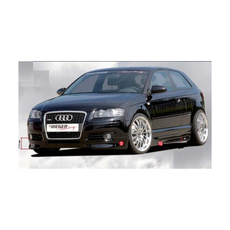 Anadido paragolpes del Audi A3 8P Facelift  ABS
