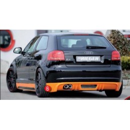 Anadido paragolpes tras Audi A3 8P 3  5 P ABS