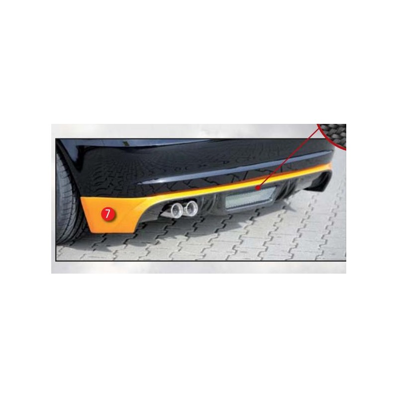 Anadido paragolpes tras Audi A3 8P 3  5 P CARBON LOOK
