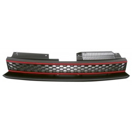 Parrilla VW Golf VI GTi 10 08  negro Rojo