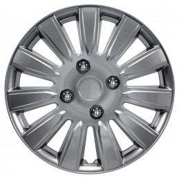 JUEGO 4 TAPACUBOS Mississippi 14   GunMetal
