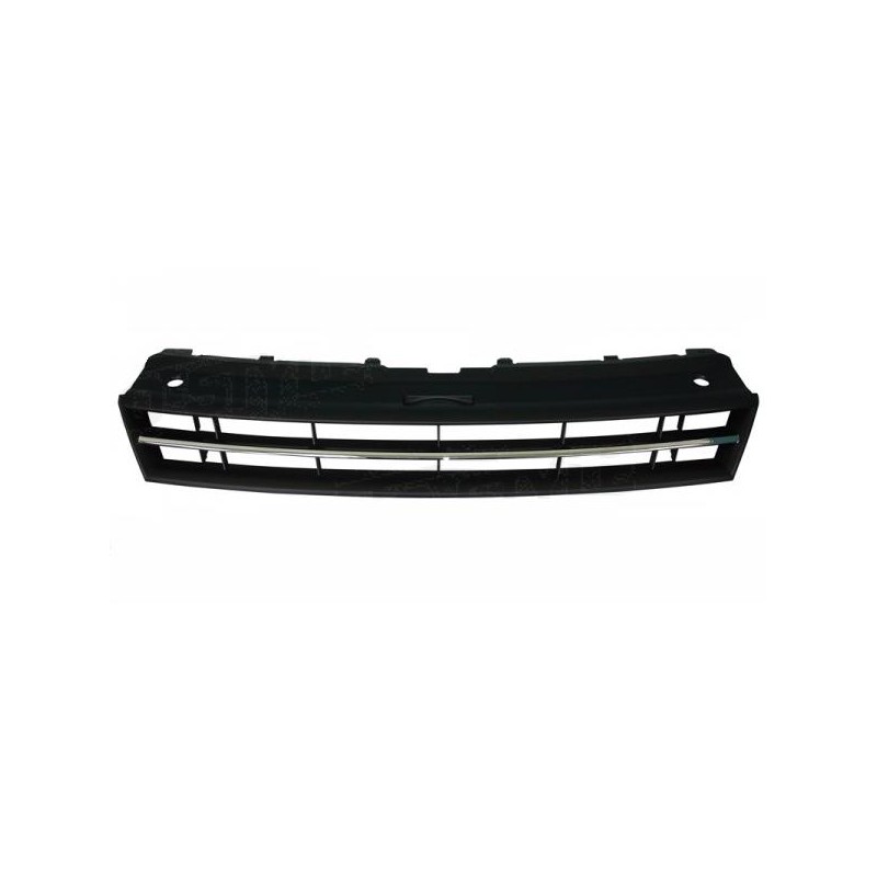 Parrilla sin logo Volkswagen Polo 6R 6 09  NEGRA CHROME