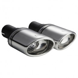 Cola de escape Doble 120x80x120 mm izquierda