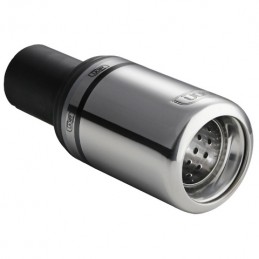 Cola de escape Redonda O80xL80 RVS