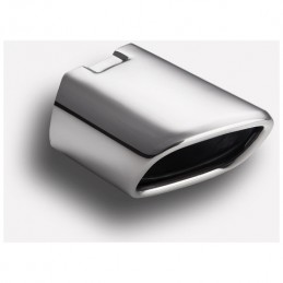 Cola de escape 105x80xL200 50 60mm izquierda RVS