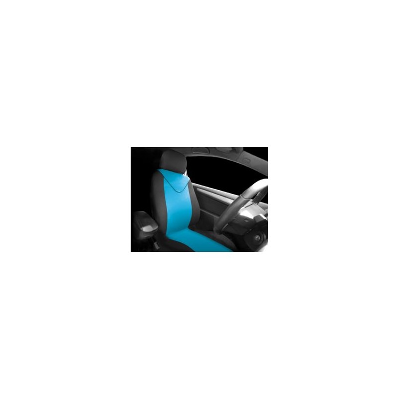 FUNDA TEXTIL ASIENTOS  quot UNICORN quot  2 PCS AZUL NEGRO
