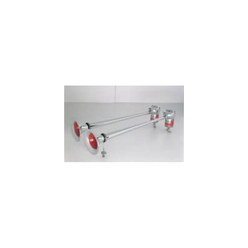 Jgo bocina 2 tromp  aluminio 12 24V 2notas alternativas sonido u