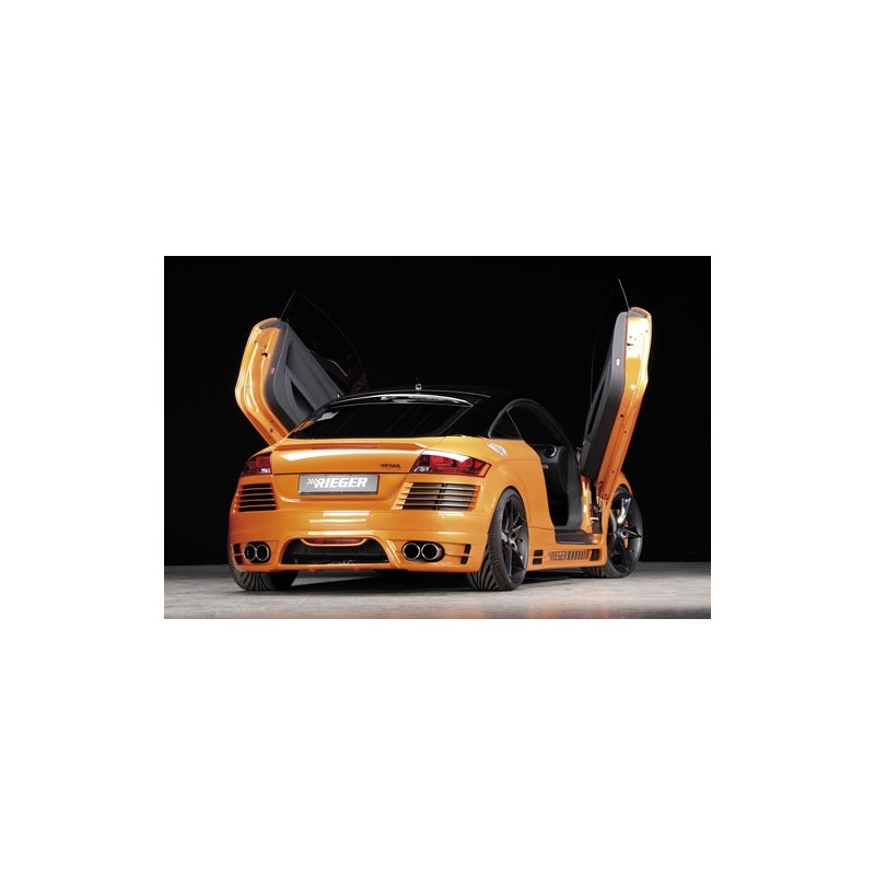 PARAGOLPES TRASERO PARA 4 SALDIDAS DE ESCAPE AUDI TT  8J  S LINE
