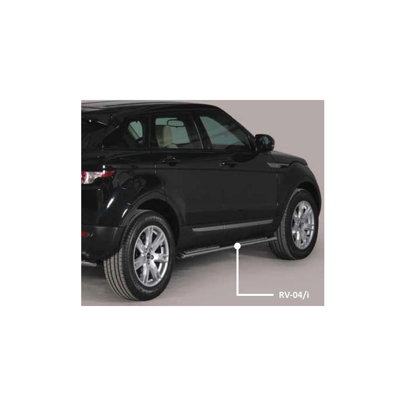 ESTRIBOS BULLFACE II  inox  Ovales  Range Rover Evoque