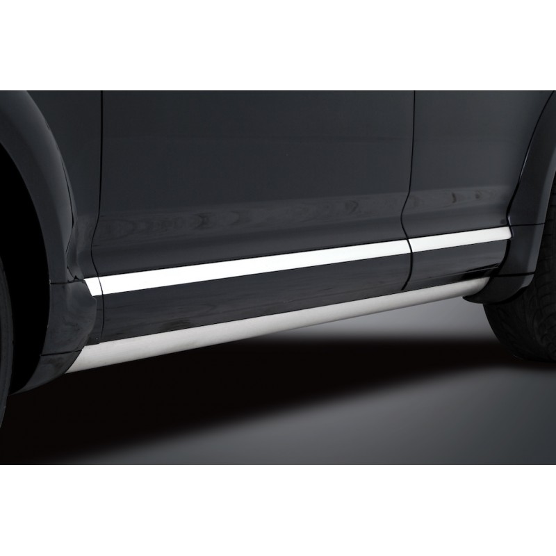 Faldones laterales en Inox  VW Touareg 7L Facelift CARACTERE