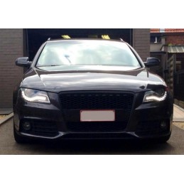 Parrilla sin logo Audi A4 B8 07  negra tipo RS4