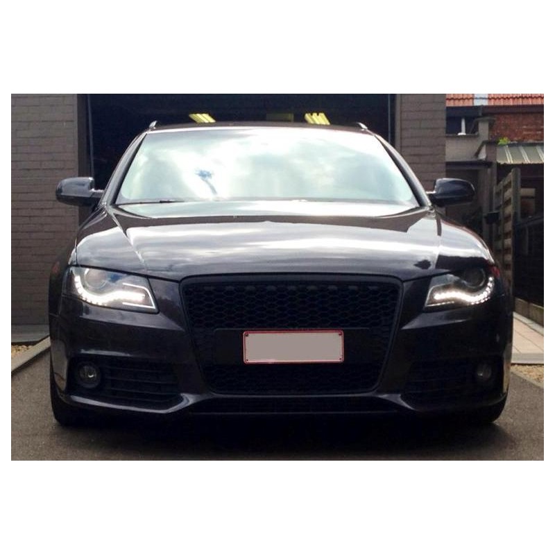 Parrilla sin logo Audi A4 B8 07  negra tipo RS4