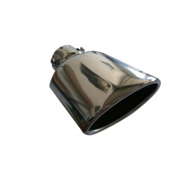 Cola de escape universal acero inoxidable tipo cupra