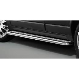 Estribos laterales plataforma inox  Serie C  Opel Antara
