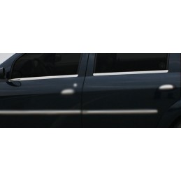 Tira Marco Ventana  Sedan  Acero Inoxidable DACIA LOGAN 2005 gt  4 