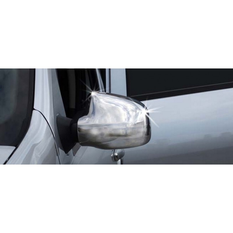 Cubre Espejos Retrovisores Acero Inoxidable DACIA LOGAN 2008 gt  2 