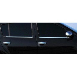 Cubre Espejos Retrovisores Acero Inoxidable DACIA SANDERO 05  2 