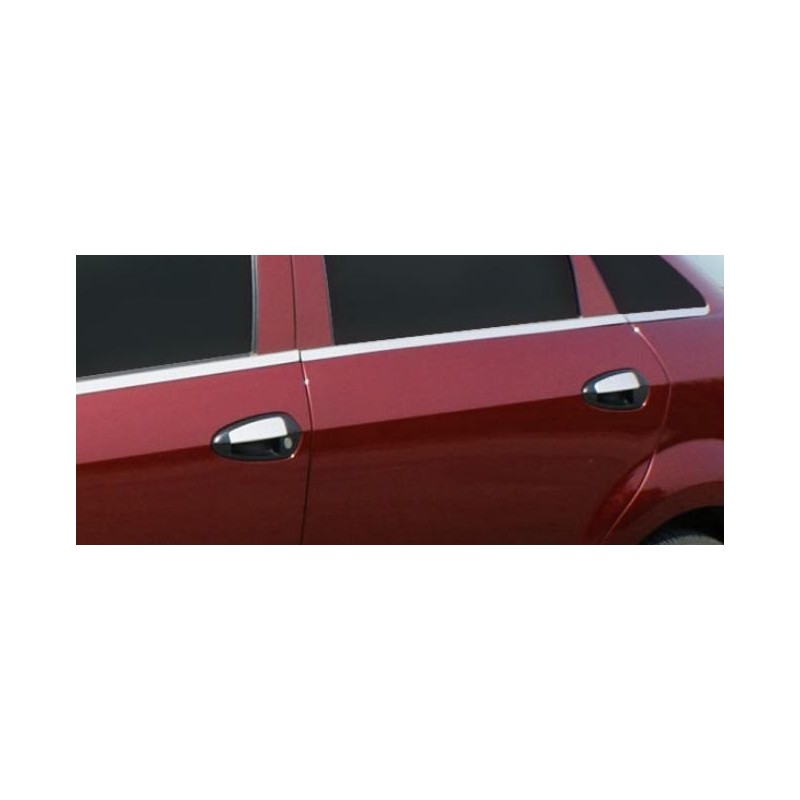 Cubre Manetas  4 Piezas  Acero Inoxidable FIAT LINEA 07 06 gt  4 pu