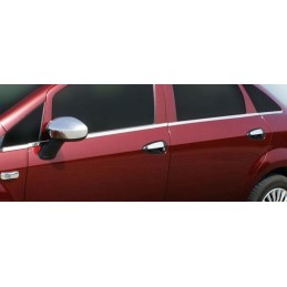 Tira Marco Ventana Acero Inoxidable FIAT LINEA 07 06 gt  8 unidades