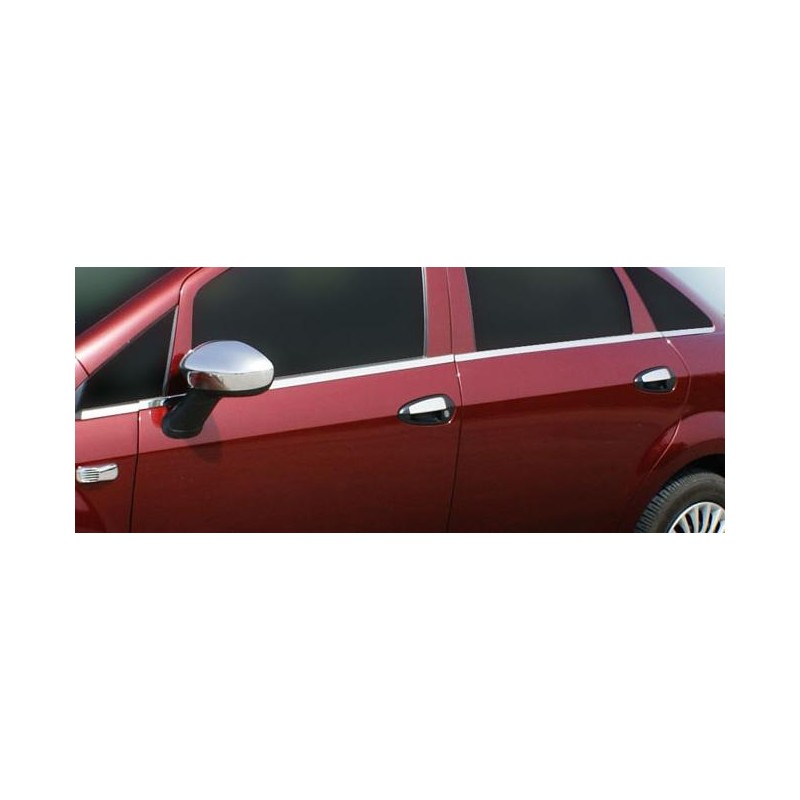 Tira Marco Ventana Acero Inoxidable FIAT LINEA 07 06 gt  8 unidades