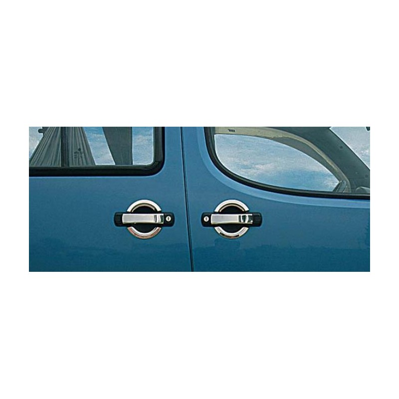 Cubre Manetas Acero Inoxidable FIAT DOBLO 07 00 gt  4 puertas
