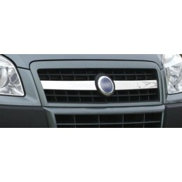 Parrilla Frontal Acero Inoxidable FIAT DOBLO 07 06 gt  2 piezas