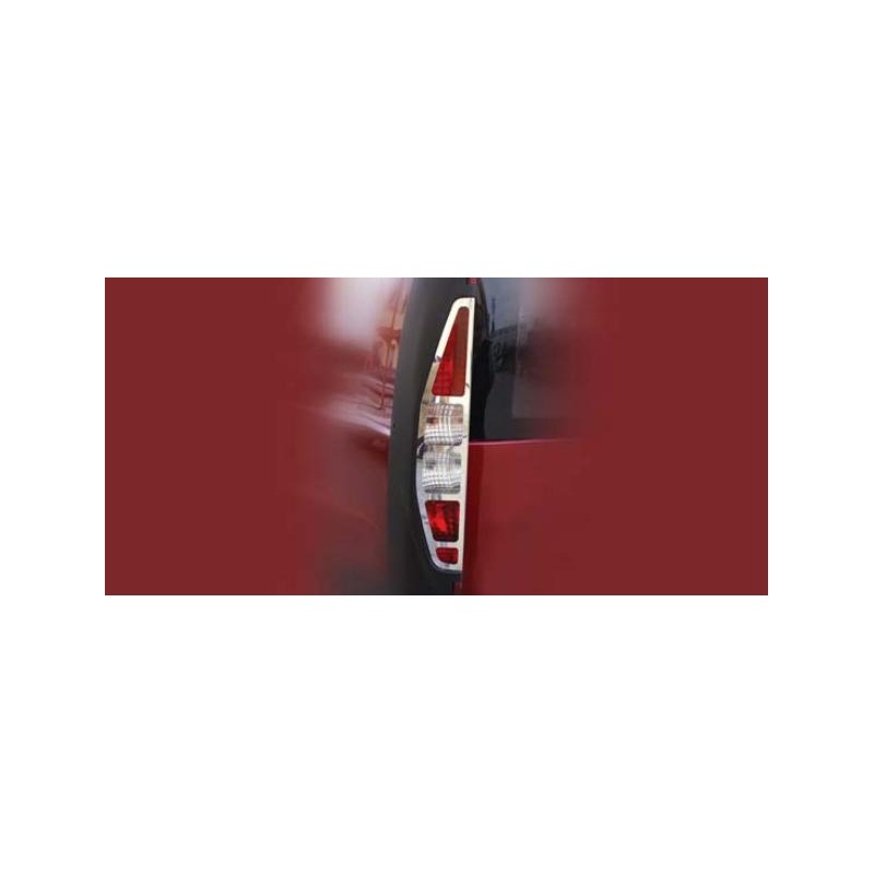 Cubre Optica Trasera Acero Inoxidable FIAT DOBLO 07 00 06 06 2 u