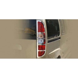 Cubre Optica Trasera Acero Inoxidable FIAT DOBLO 07 06 gt  2 unidad