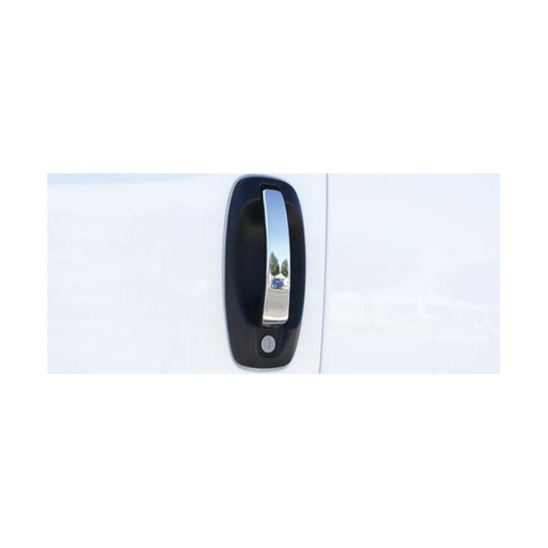 Cubre Manetas Acero Inoxidable FIAT FIORINO 09 08 gt  5 puertas