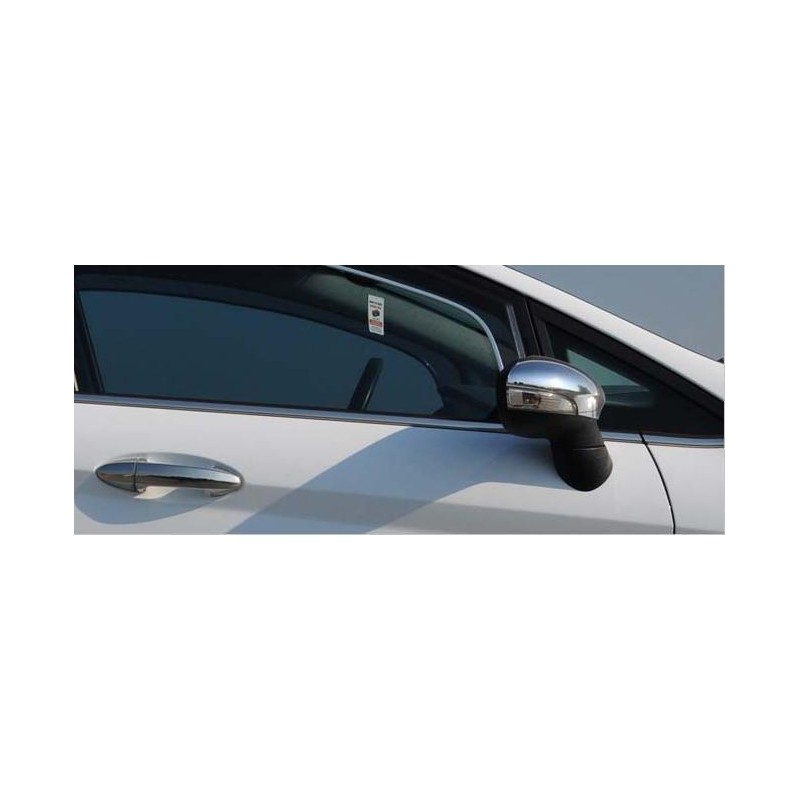 Tira Marco Ventana Acero Inoxidable FORD FIESTA 2010 gt  8 piezas