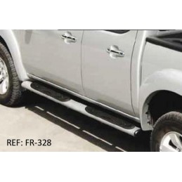Estribos ovales ovales aluminio D Cab  Serie G  FORD RANGER 2012