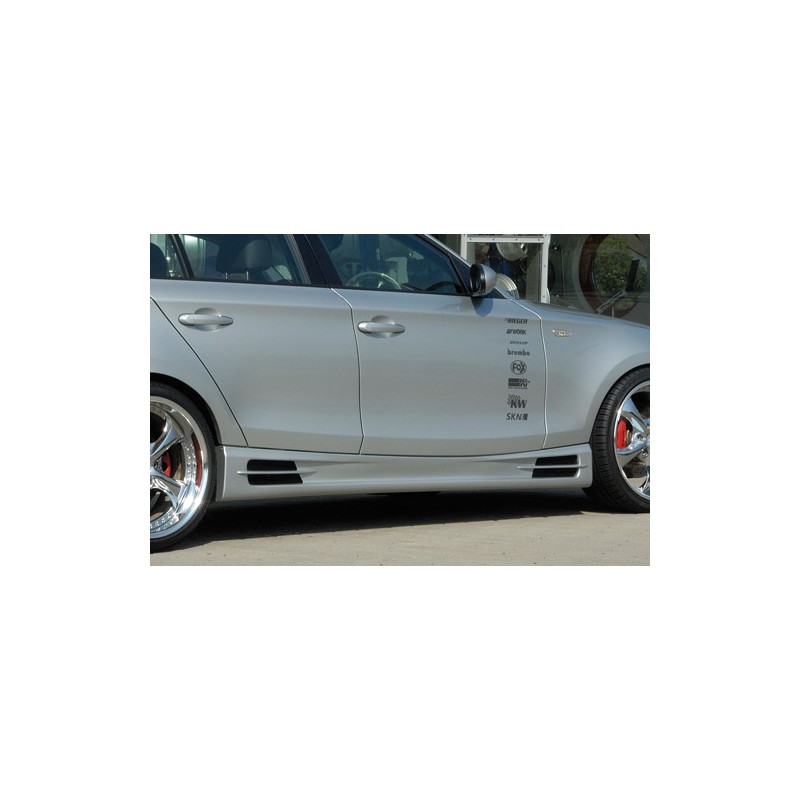 FALDON LATERAL DERE Y IZQ  CARBON LOOK BMW SERIE 1  E187 